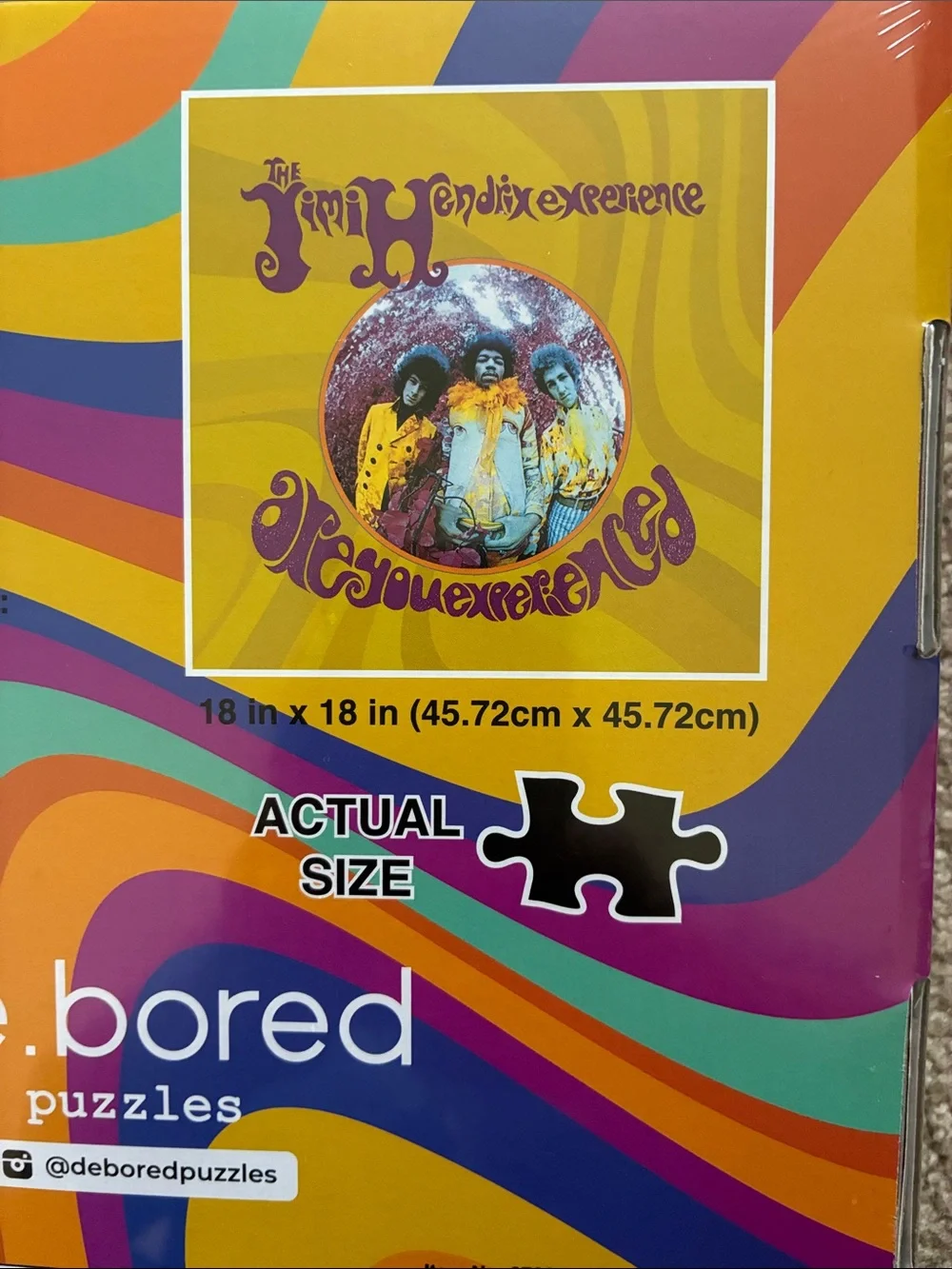 Jimi Hendrix Experience “Are You Experienced” 500 Piece Album Collection Puzzle
